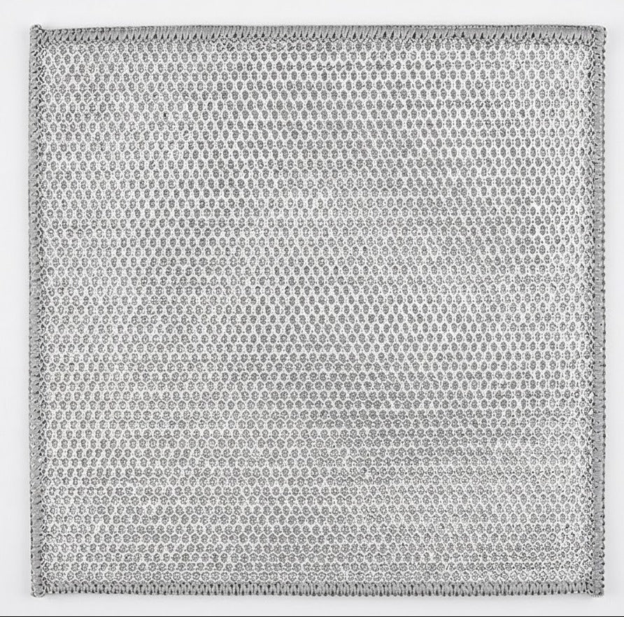 Premium Non-Scratch Wire Mesh Cleaning Cloths - Reusable Heavy-Duty Dishwashing and Surface Scrubbing Cloths by Vokuran