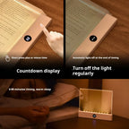 Vokuran Rechargeable LED Book Light for Reading in Bed - Eye-Caring Clip-on Reading Lamp with Adjustable Brightness, Type-C Cable Included
