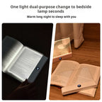 Vokuran Rechargeable LED Book Light for Reading in Bed - Eye-Caring Clip-on Reading Lamp with Adjustable Brightness, Type-C Cable Included